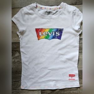 Levi's Boys Crayon Batwing Logo T-shirt